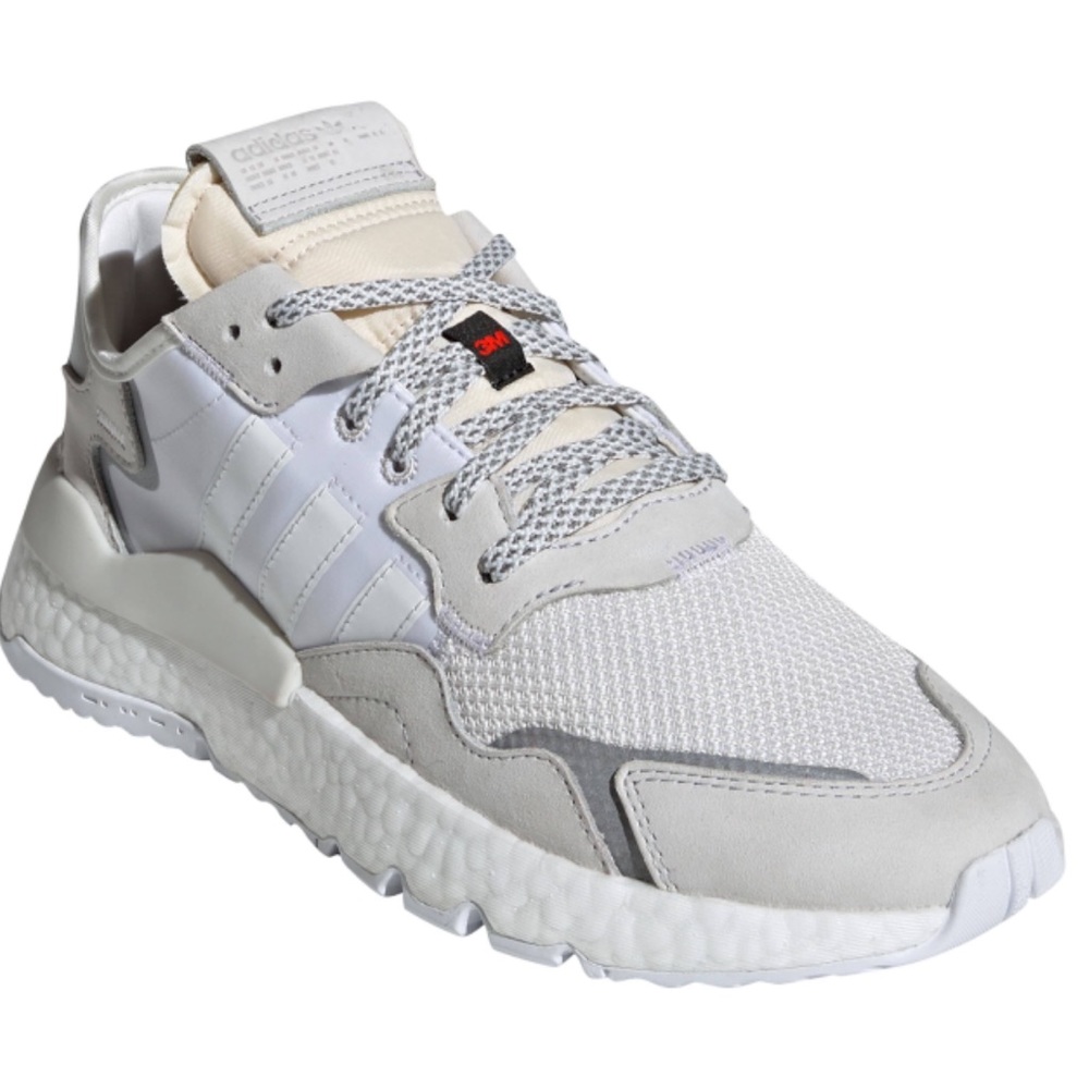 Adidas Nite Jogger, White, Sz 6.5 Men’s